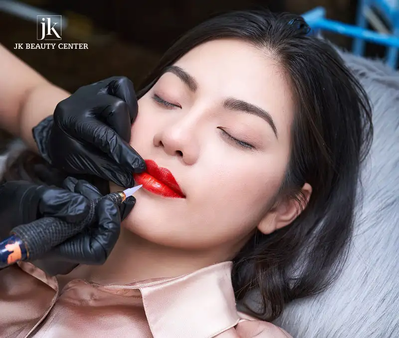 Proses Sulam Bibir Prosedur JK Beauty Center
